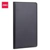 Deli 27900 Cuaderno de Negocios de Cuero 48K 32K 25K 16K Material PU Bloc de Notas Cuaderno de Estudiante