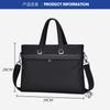 Bolso de hombre, maletín de negocios, bolso para computadora, gran capacidad, nuevo bolso de mensajero de tela Oxford, una generación de cabello