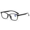 Y0002 Nuevas gafas TR90 antiazules de moda para Internet, para hombres y mujeres, estilo coreano, retro, con marco de caja pequeña y visión de corto alcance
