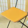 Almofada de Assento Esponja de Linho de Algodão Pad Macio Universal para Todas as Estações Sala de Aula de Estudante Escritório Sentar por Longo Tempo Não Cansa Almofada para Glúteo de Cadeira de Jantar em Casa