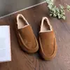 Zapatos Cálidos y Peludos de Uso Bidireccional 2026 Nuevo Estilo de Invierno sin Cordones Suela Plana Perezosa Zapatos de Algodón Zapatos Casuales Retro para Mujer