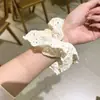 Anillo para el pelo de tejido hueco de intestino grueso para mujer estilo Mori japonés Cuerda para el pelo de alta belleza para mujer Popular en Internet Tendón de goma Moda Fresca Cuerda para la cabeza de mujer
