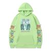 Hoodie Estampado de Batimento Cardíaco, Vazamento, Uma Peça, Outono e Inverno, Transfronteiriço, Masculino e Feminino, Top, Suéter de Lã