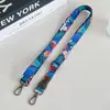 Nova Estampa Lanyard Largo para Celular Sem Sufocamento Alça Ajustável Transversal para Pescoço Alça de Câmera Corda Universal Anti-Perda