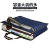 Bolso Satchel Impermeable de Tela Oxford Ampliado para Archivos Bolso para Archivos de Doble Capa Bolso para Archivos de Gran Capacidad