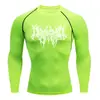 Teum Export Camiseta de Manga Corta con Cuello Redondo Estampada de Secado Rápido de Compresión para Hombre Y2K Ropa Interior Base para Correr Entrenamiento de Fitness Body