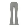 Estilo Deseo Puro Modelo 2026 Primavera Nuevos Pantalones Casuales Acampanados de Cintura Alta Sexys para Mujer, Pantalones Versátiles Elásticos de Longitud Completa para Yoga