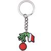 Llavero de Dibujos Animados Navideños DIY Accesorios Llavero de Goma Suave de PVC Colgante para Bolso Pequeños Regalos Venta al por Mayor Transfronteriza
