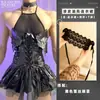 Lobe Halloween Novo Estilo Lingerie Sexy Tira de Couro Patente Uniforme Cosplay Morcego Paixão Gola Halter Conjunto de Roupa de Couro