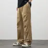 Pantalones casuales de calle estilo americano para hombre, delgados de verano, modernos, holgados, rectos, deportivos, de trabajo para niños