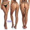 Medias de Rejilla con Tirantes Transfronterizas Alta Elasticidad Pantimedias Sexy sin Entrepierna Malla Fina para Mujer 7528 Tentación Sexy