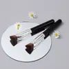 Cangzhou Pincel de Maquillaje Triángulo Oblicuo Pincel para Iluminador Pincel para Contorno Facial Corrector Pincel Iluminador para el Surco Lagrimal Facial Pincel para Base Sin Rastro