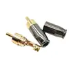 Color Pistola Rey Serpiente Cabezal Rca Pistola Negro Chapado en Oro Ensamblaje Rca Cabezal Recto Cobre Chapado en Oro Loto Cabezal Recto Rca Cabezal de Soldadura