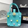 Bolsa de Regalo de Mano para Bebé Luna Llena Cien Días Un Año de Edad Caja de Regalo Muñeca de Dibujos Animados Linda Bolso de Fieltro Bolsa para Dulces y Snacks
