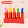 Pinzas pequeñas para niños entrenamiento de motricidad fina material didáctico hecho a mano jardín de infantes clips de plástico práctica de pinzar pompoms frijoles
