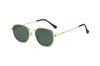 Gafas de sol retro de alta gama de marco pequeño, gafas de sol cuadradas, modernas ins, anti-ultravioleta, moda, para fotos, mismo estilo para hombres y mujeres