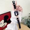 Faixa de Cabeça do Mickey com Pulseira de Silicone Adequada para Apple 10 11 Xiaomi Huawei 11 Gt5 Fit4 Pulseira de Pulso Decorativa