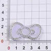 Accesorios de Acrílico con Lentejuelas Coreanas Coloridas Puntos Medianos Diamante Lazo Accesorios para Joyería DIY Accesorios para Funda de Teléfono Móvil Decoración de Flor para Zapatos