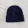 Gorro de tricô de camada dupla, espessado, para outono e inverno, feito de lã pura, cor sólida, com aba simples, adequado para atividades ao ar livre, esqui e para fornecer calor e proteção para as orelhas