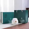 Miniatura Cerámica Pequeño Recipiente para Té Portátil Sellado Tarro de Almacenamiento para Polvo de Incienso y Ungüento, Caja de Empaque Vacía para Té Verde, Universal