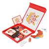 Puzzle magnético para niños, viste a niños y niñas, escena creativa divertida para niños, juguetes educativos de primera infancia, venta al por mayor