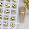 Nueva manicura k9 de alta calidad estrella de cinco puntas diamante plano Super Flash 7mm estrella uso uña pegando decoraciones de diamantes al por mayor