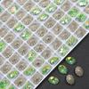 Broca de uñas puntiaguda Millennium de forma Dan de 6*8 mm DIY carcasa de teléfono móvil parche para uñas joyería para uñas de pedrería en forma de huevo