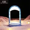Caixa de Música Redonda com Luzes, Acessórios Criativos Feitos à Mão para Luz Noturna, Presente Criativo para Namorada no Dia dos Namorados Chinês