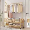 Secador de Roupas Dobrável Simples de Chão para Varanda Interna e Quarto, uma Ferramenta Mágica para Pendurar Roupas, Cabideiro de Chão Interno e Suporte de Cabeceira