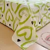 Sábanas de algodón lavado al agua hipoalergénicas de una sola pieza, sábanas de cuadros simples de par individual, sábanas y fundas de almohada individuales para dormitorio y hogar, venta al por mayor