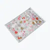 Saco de Embalagem de Doce de Natal com Padrão de Desenho Animado, Saco Plano Transparente de Plástico OPP, Saco Universal para Pequenos Presentes de Feriado