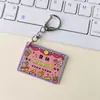 Llavero de Premiación Acrílico con Alto Valor Estético, Texto Creativo y Divertido, Colgante de Mochila de Doble Cara, Regalo de Reconocimiento para Estudiantes