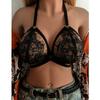 B0228 Ropa interior de encaje sexy para mujer, moda transfronteriza europea y americana, sujetador con tirantes Cheng Juan, cómodo y casual