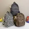 Tendência de Comércio Exterior Transfronteiriço Mochila Estampada de Leopardo Mochila da Moda com Estampa Tendência Mochila Versátil da Moda Feminina para Estudante Universitário