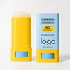 Protector Solar en Barra de Comercio Exterior Completamente en Inglés para Cuidado Facial, Protección UV, Protección Solar para Exteriores, Ligero, Hecho a Medida