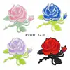 Parche Bordado Ins de Mariposa Floral Decoración Colorida de Margarita para Ropa y Bolsos Parche Termoadhesivo Insignia Bordada con Adhesivo