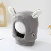 Gorro y Bufanda de Punto para Bebé Todo en Uno Otoño e Invierno Forro Polar Engrosado Cálido y Lindo Gorro con Protección para las Orejas para Hombres, Mujeres y Niños