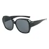 Gafas de sol de moda para mujer 2026 con montura grande y lentes multifuncionales para miopía y protección solar