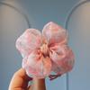Banda de goma para el cabello para niñas, cuerda para la cabeza, coleta elástica alta, lazo para niña, cuerda para el cabello con flores, anilla para el cabello, accesorios para el cabello