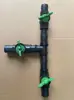 Cinta Aspersora Micro Agrícola de 1 pulgada con Válvula de Bola para Manguera de Agua de Tres y Cuatro Vías Interruptor Conector de Derivación para Cinta de Riego por Goteo Agrícola