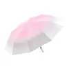 Sombrilla Automática de 20 Varillas con Degradado para Clima Soleado y Lluvioso, Protección UV, Impresión Publicitaria con Logo Personalizado, Parasol