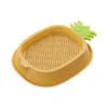 Maceta de Hierba para Gatos Tricolor Macaron, Extraíble y Lavable, Transpirable y Drenable, Caja de Cultivo de Hierba para Gatos para Ayudar a los Gatos a Expulsar Bolas de Pelo y Ayudar a la Digestión