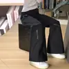 Jeans Acampanados Color Albaricoque para Trabajo para Mujer Verano Nuevo Talla Grande Chica Popular Cintura Alta Ajustados Moda Pantalones de Trabajo Largos hasta el Suelo