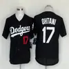 Uniforme de Baseball da MLB Los Angeles Dodgers Dodgers Ohtani 17 # Ohtani Shohei Jersey de Baseball Bordado