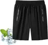 Comércio Exterior Transfronteiriço Shopee Tk Shorts Casuais Respiráveis de Seda de Gelo para Homens 2026 Novo Estilo Shorts Esportivos Largos Atacado