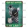 Pinturas Vintage em Lata Estilo Americano de Animais, Paisagens e Edifícios Cuidadosamente Selecionadas para Decoração de Casa