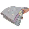Juego de Cuatro Piezas de Colcha de Verano Grado Maternal e Infantil Clase A, Colcha de Gasa de Doble Capa Lavable para Aire Acondicionado de Verano, Colcha para Estudiantes y Niños al por Mayor