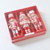 Traje pequeño de 15 cm SB58239, decoración para fiesta navideña, soldado de nogal, títere de soldado cascanueces