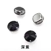 Cristal de Satélite de Venta Caliente, Cuatro Garras con Pedrería, Redondo con Agujeros, Estilo Cosido a Mano, Accesorios DIY para Ropa y Bolsos