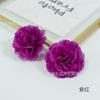 Flores de Cravo Simuladas para Decoração de Casamento, Suprimentos de Fabricante 5cm Cabeças de Flores de Cravo de Seda para Vendas Transfronteiriças